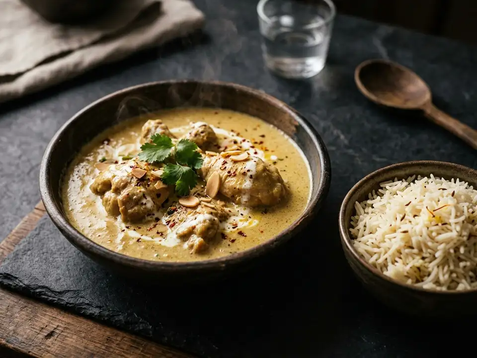 Chicken Korma mit Basmatireis
