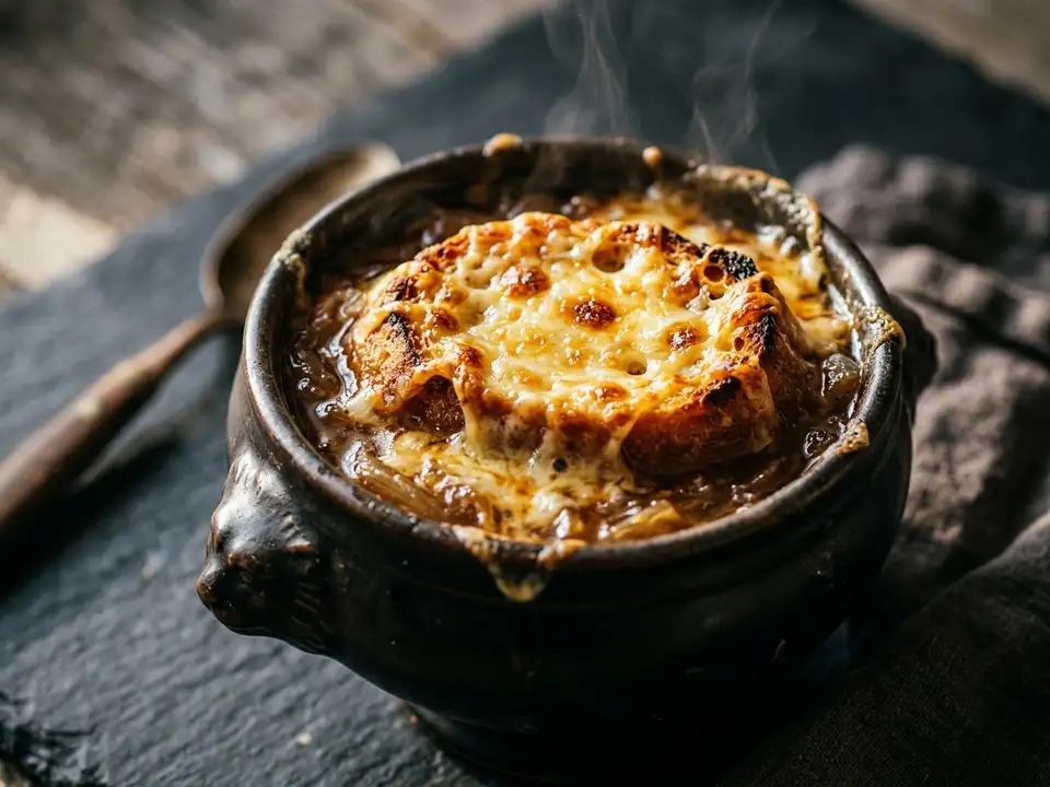 Französische Zwiebelsuppe