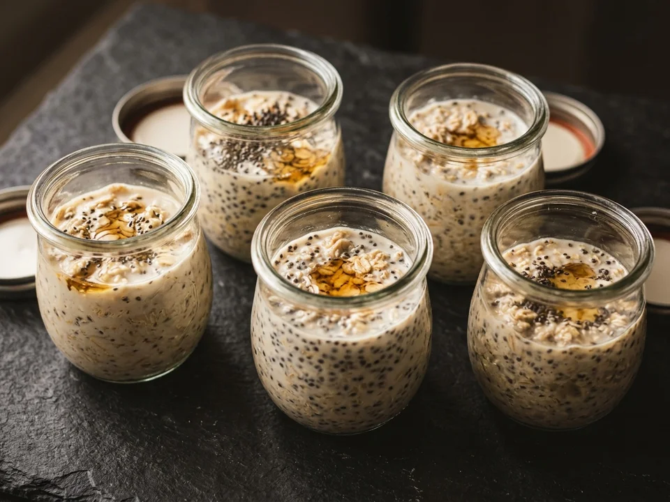 Overnight Oats – 5 Varianten als Wochenvorrat