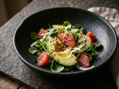 Avocado-Grapefruit-Salat mit Chili
