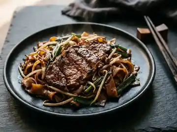 Beef Chow Fun – Gebratene Reisnudeln nach kantonesischer Art