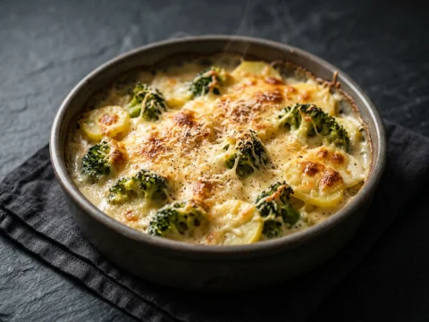Brokkoli-Kartoffel-Gratin