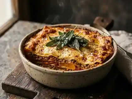 Butternut-Kürbis-Lasagne mit Salbei