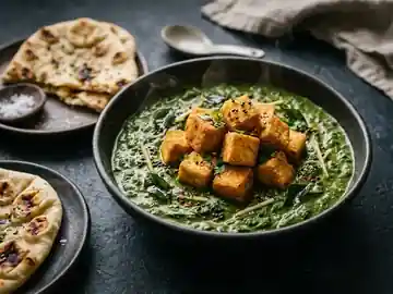 Cremiges Kokos-Saag mit knusprigem Tofu