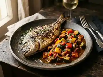 Dorade vom Grill