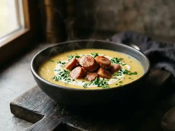 Einfache Kartoffelsuppe wie von Oma