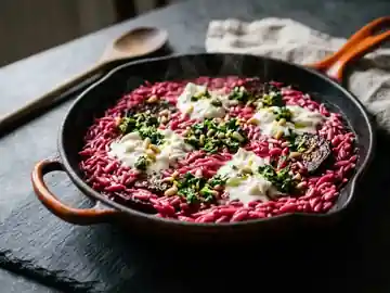 Gebackener Rote-Bete-Orzo
