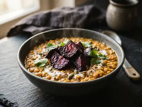 Geröstete Rote-Bete-Dal