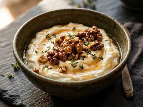 Griechischer Joghurt mit Honig & Walnüssen
