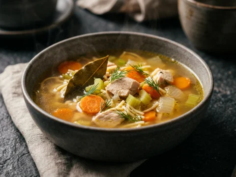 Klassische Hühnersuppe