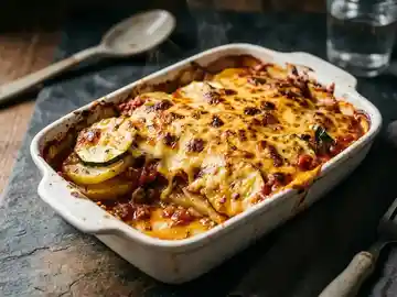 Kartoffel-Zucchini-Auflauf mit Hackfleisch