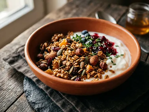 Knuspermüsli (Granola) selbstgemacht