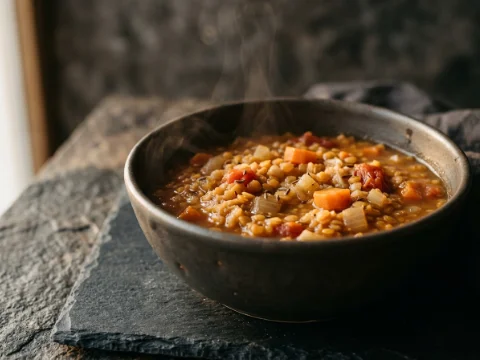 Rote Linsensuppe