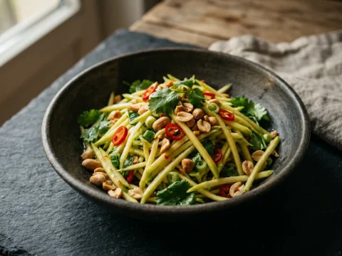 Grüner Mangosalat Thai