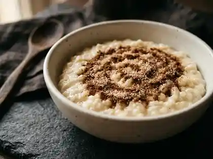 Milchreis klassisch mit Zimt und Zucker
