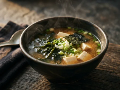 Miso-Suppe mit Tofu