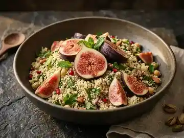 Orientalischer Couscous Salat mit Feigen