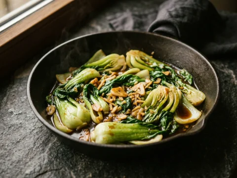 Pak Choi-Pfanne