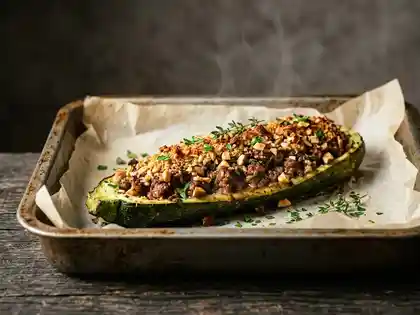 Paleo Gefüllte Zucchini