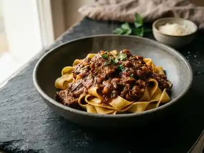 Pappardelle mit Schweinsragout