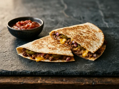Quesadillas mit Rinderhack