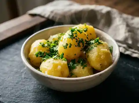 Salzkartoffeln mit Petersilie