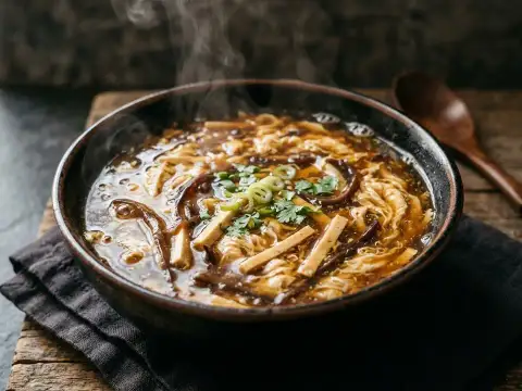 Scharf-saure Suppe chinesischer Art