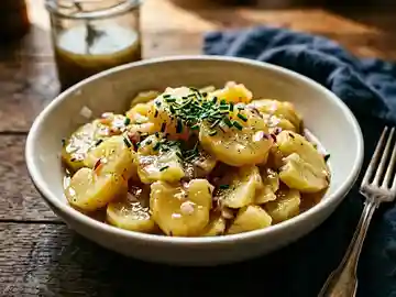 Schwäbischer Kartoffelsalat mit Vinaigrette