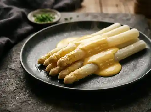 Spargel mit Sauce Hollandaise