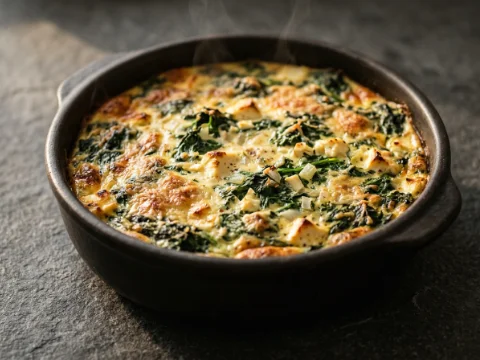 Spinat-Feta-Auflauf