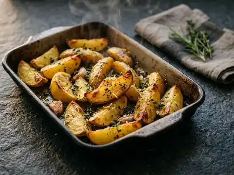 Zitronen-Kräuter-Kartoffeln vom Blech