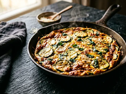 Zucchini-Frittata nach italienischer Art