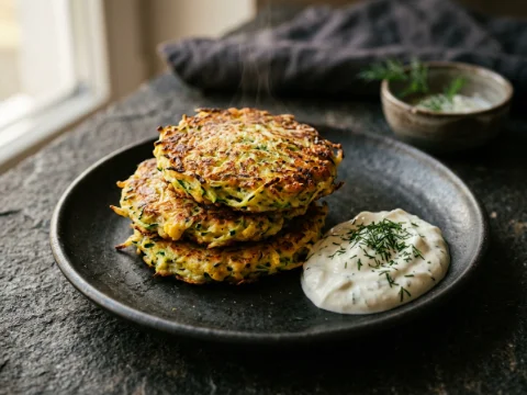 Zucchini-Puffer