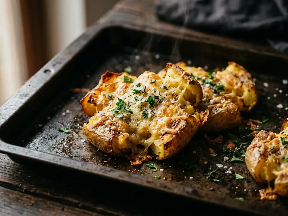 Quetschkartoffeln mit Parmesan