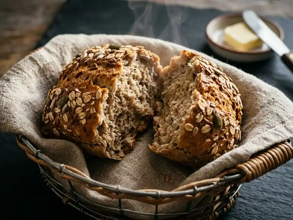 Vollkorn-Frühstücksbrötchen
