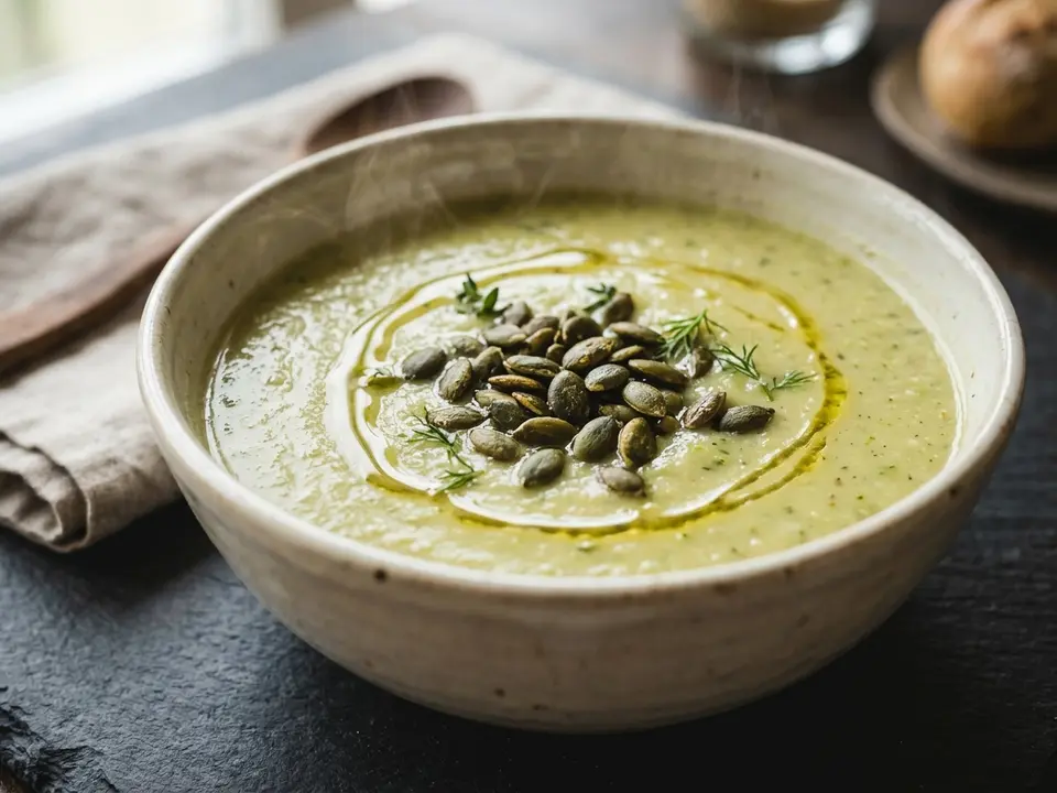 Zucchinicremesuppe